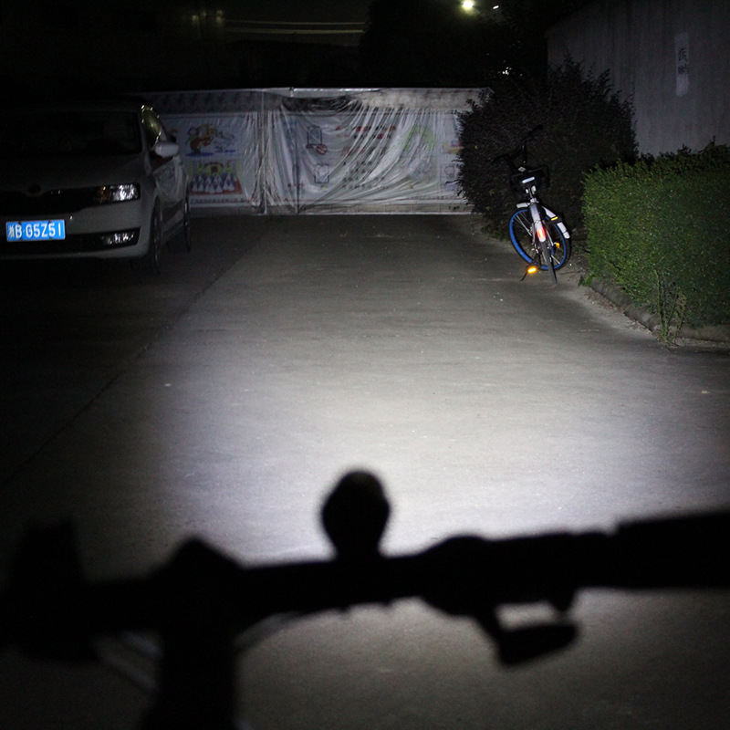 New bike lights aluminum alloy headlights mountain bike usb charging