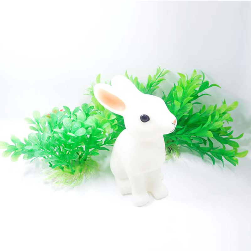 Manufacturers of innovative small night lights shine children&#039;s toys plastic gifts 3d rabbit headlights wholesale