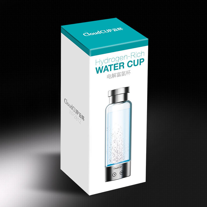 New Hydrogen-Rich Electrolytic Water Cup Japan Plain Water Cup Anion Generator Portable Smart Health Glass Cup