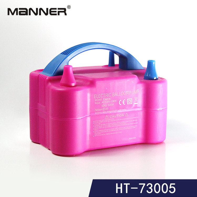Factory Direct Sales Balloon Air Pump Motor Pump Double Hole Balloon Machine HT-73005