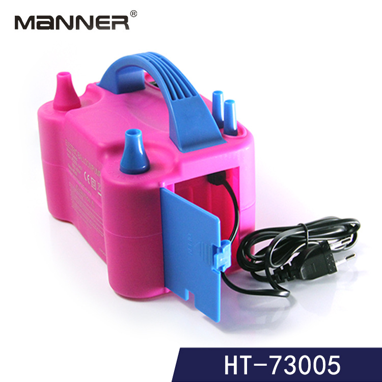 Factory Direct Sales Balloon Air Pump Motor Pump Double Hole Balloon Machine HT-73005