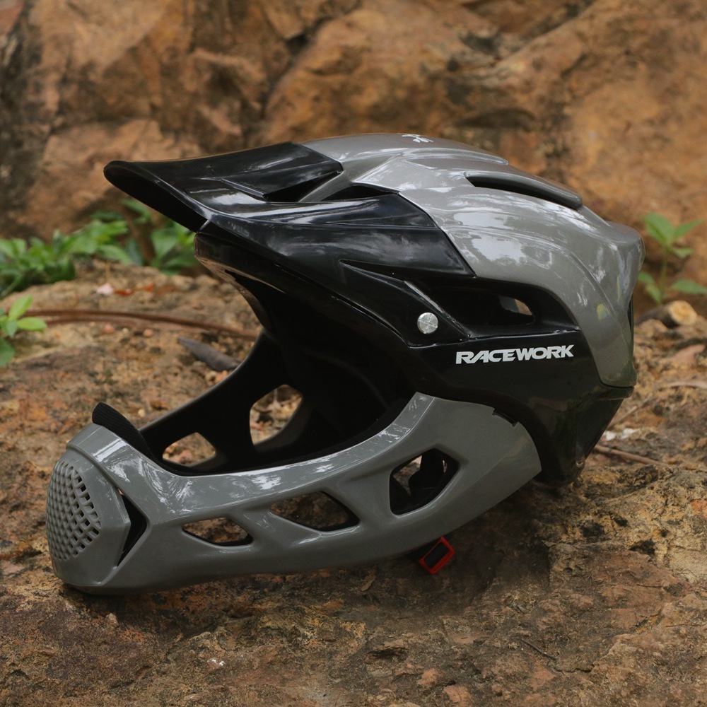 Factory Direct Sales Adult Bicycle Downhill Helmet Riding Helmet off-Road Helmet Full Face Helmet FOXA Full Face Helmet AM DH XC
