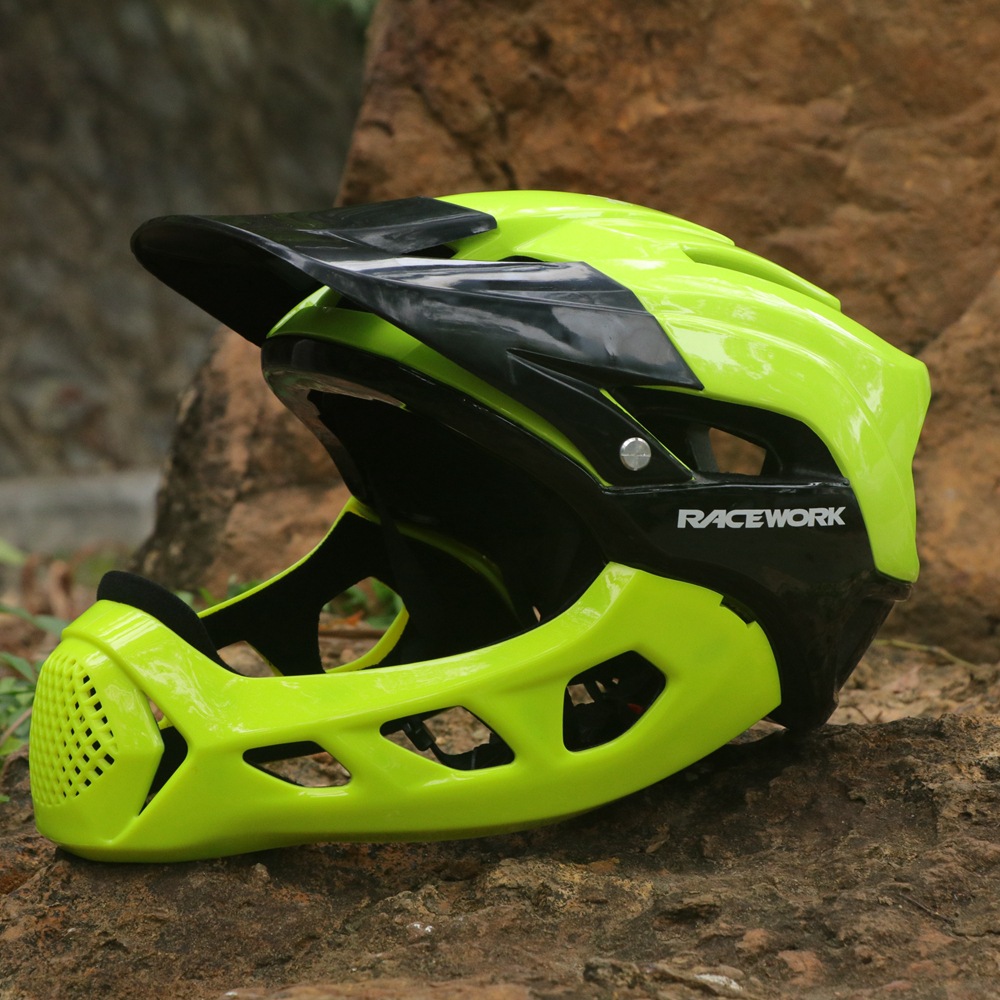 Factory Direct Sales Adult Bicycle Downhill Helmet Riding Helmet off-Road Helmet Full Face Helmet FOXA Full Face Helmet AM DH XC