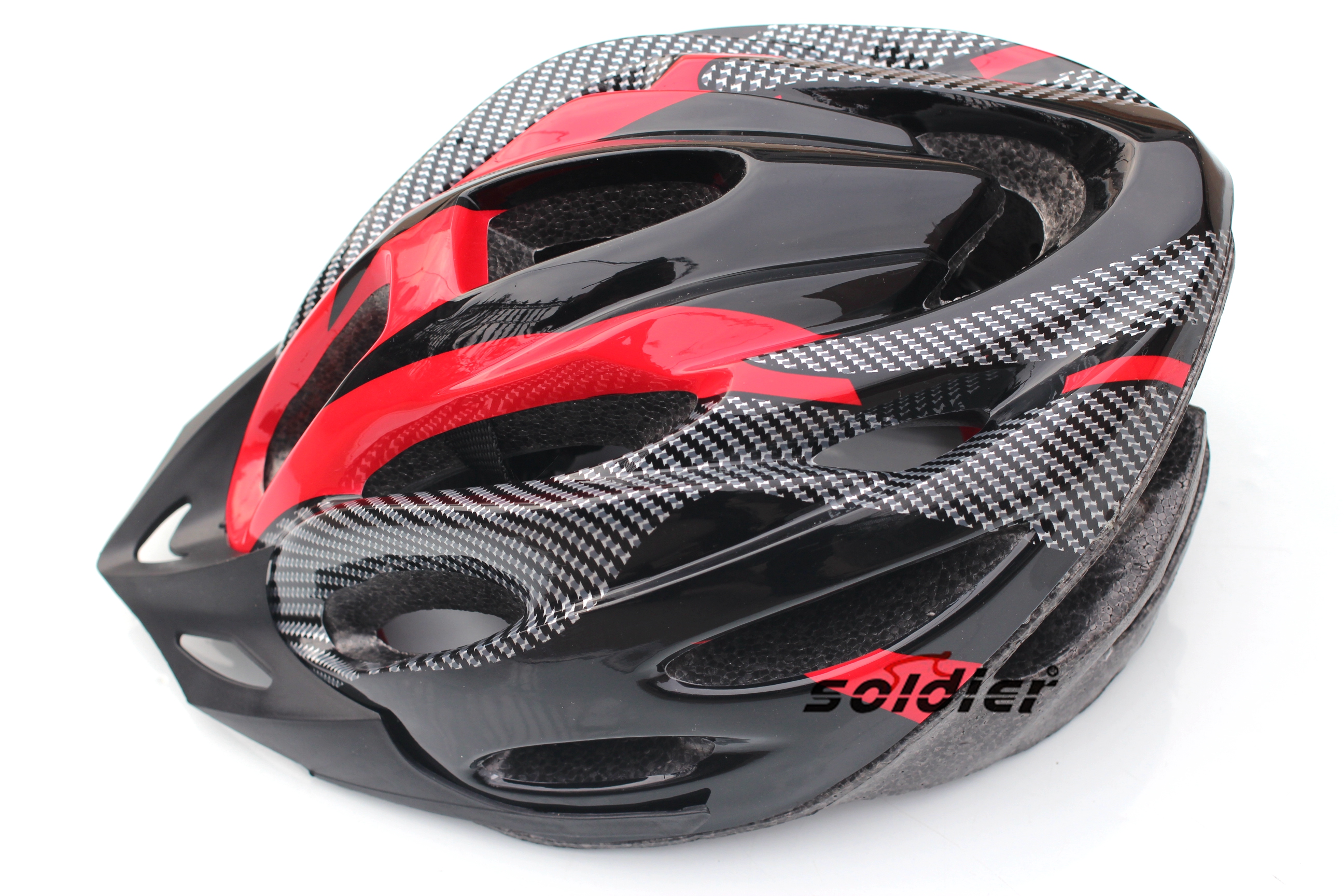 Cycling mountain bike safety helmet/G split helmet (with lamp)