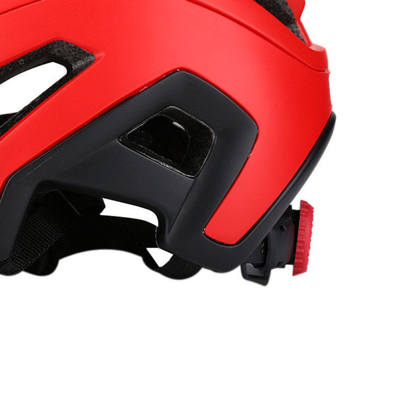 New Big Brim Bicycle Helmet Mountain Bike Integrated Molding Riding Helmet Men and Women Can Helmet