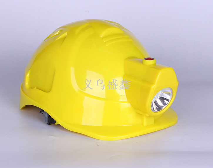 1W mine waterproof integrated cap lamp 2200MA mine helmet lamp yellow