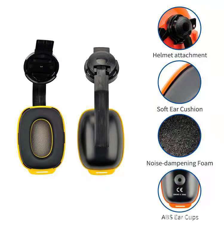 Factory Direct Sales with Helmet Plug-in Protective Earmuffs Noise Reduction CE Certificate