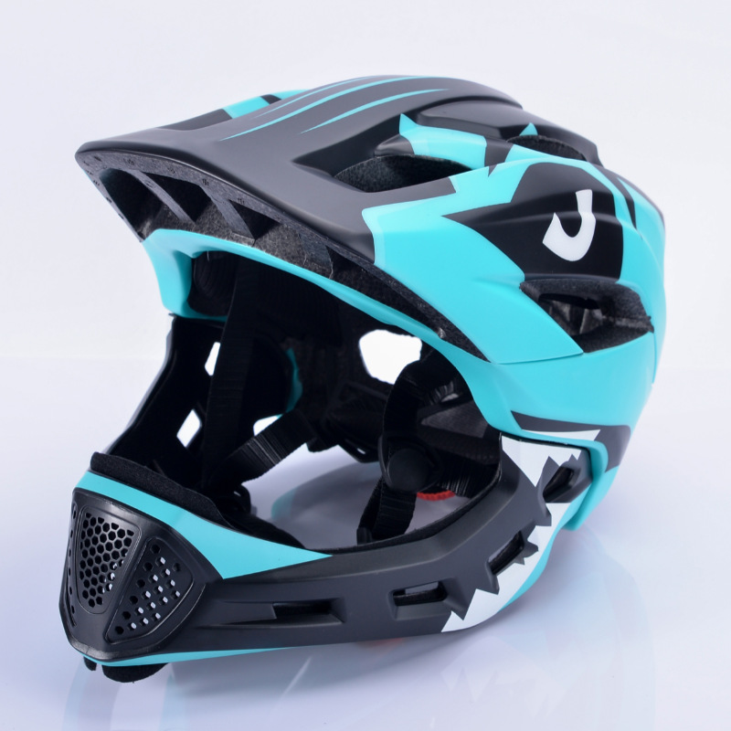 Balance Bike (for Kids) Helmet Kids Balance Bike Children&#039;s Full Face Helmet Riding Helmet Bicycle Roller Skating Full Face Helmet Detachable Chin