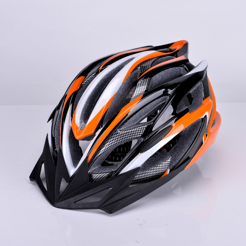 Factory Wholesale New Riding Helmet Integrated Molding Mountain Bike Bicycle Helmet Cycling Fixture with Hat Brim