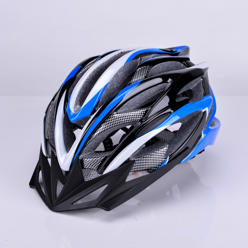 Factory Wholesale New Riding Helmet Integrated Molding Mountain Bike Bicycle Helmet Cycling Fixture with Hat Brim