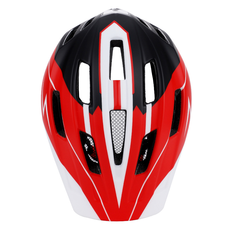 Riding Helmet Integrated Molding Balance Bike (for Kids) Full Face Helmet Fly Net Bicycle Helmet with USB Rechargeable Light
