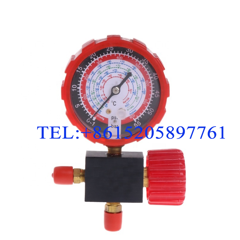  R410a R22 R134a R404a Refrigeration single gauge pressure gauge  high low pressure