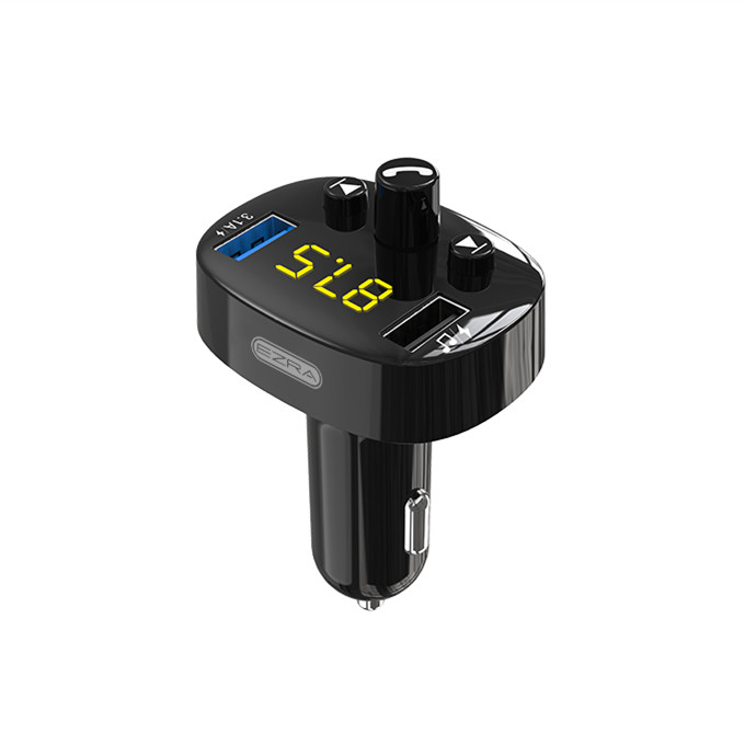 New Car Bluetooth MP3 Car Charger 5.0 Bluetooth Hands-Free FM Cigarette Lighter Charger Player Universal Atmosphere