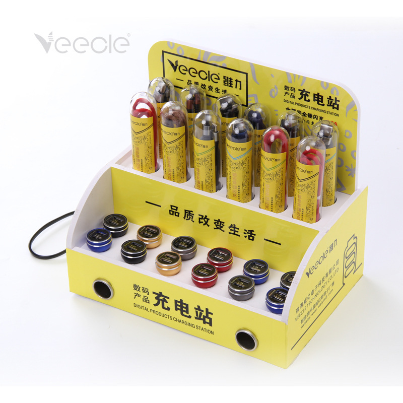 New Multifunction Car Charger Set Box Dual USB Metal Safety Hammer Car Mobile Phone Fast Charger Charging Station