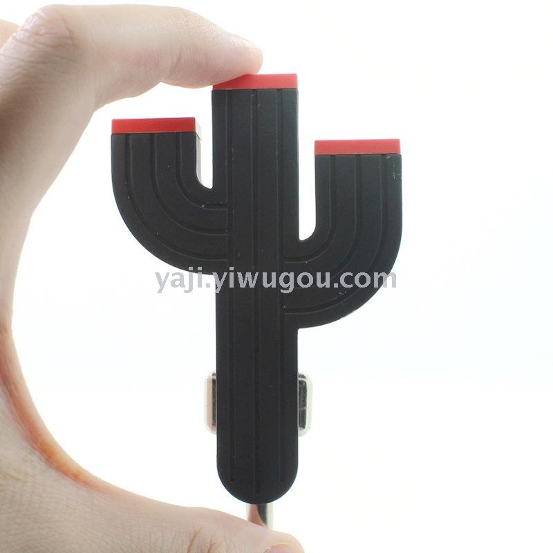 Cactus car charger 3USB car charger multi-function car charger