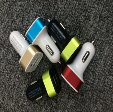 JS-45T aluminum alloy dual USB car charger
