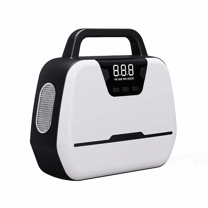 AC/DC for Home and Car Digital Display Inflator 12V Electric Tire Pump Portable Tire Automobile Air Pump