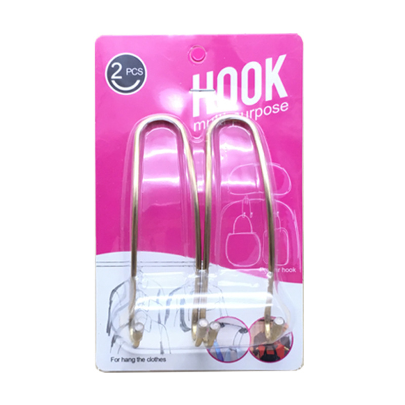 Factory Direct Stainless Steel Car Hook Car Hidden Multifunctional Car Seat Back Storage Hook Car Interior Supplies