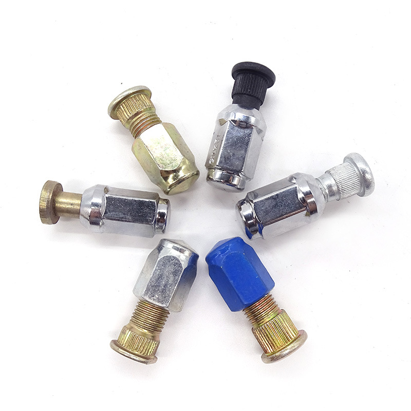 Spot Supply Wheel Hub Bolt Tire Screw Galvanized Wheel Hub Screw Tire Screw Wheel Hub Nut Sales