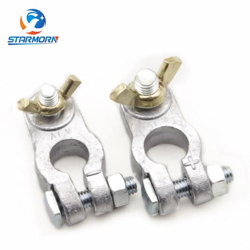 Wanda Automobile Battery Pile Head Battery Chuck Wiring Copper Clip Jisu Foreign Trade Terminal Supplement Order Special