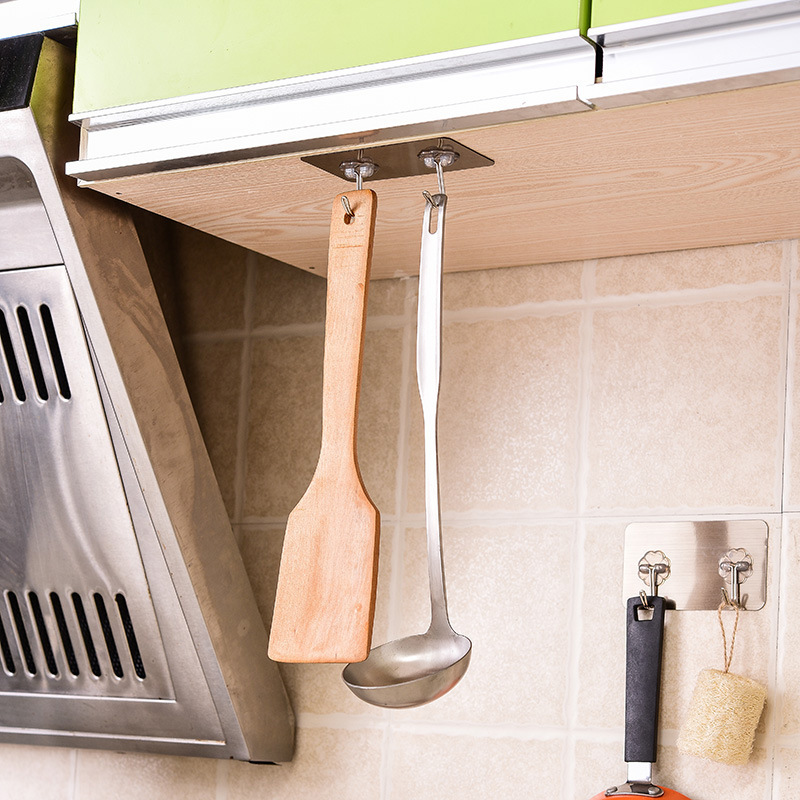 Glue-free Household Wall hanger Load - Bearing Kitchen Door without trace Glue-free wall Socket hanger