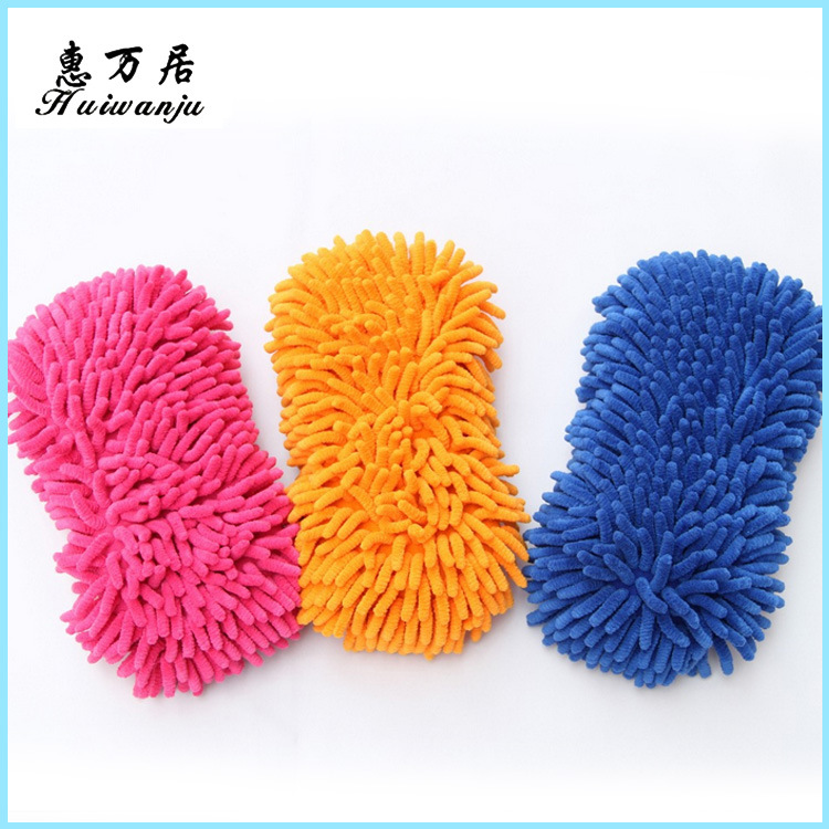 Chenille sponge car wiper ultra - fine fiber sponge car block polyester Chenille Chenille manufacturers direct sales