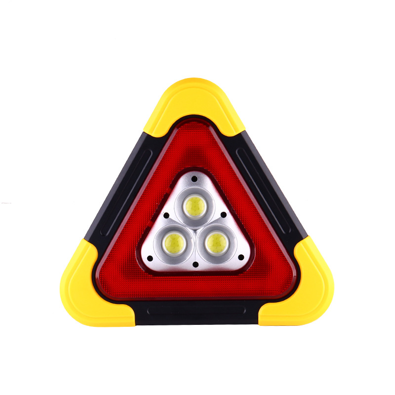 Car Tripod Warning Sign Car Triangle Automatic Luminous Car Tripod Parking Reflective Solar Light