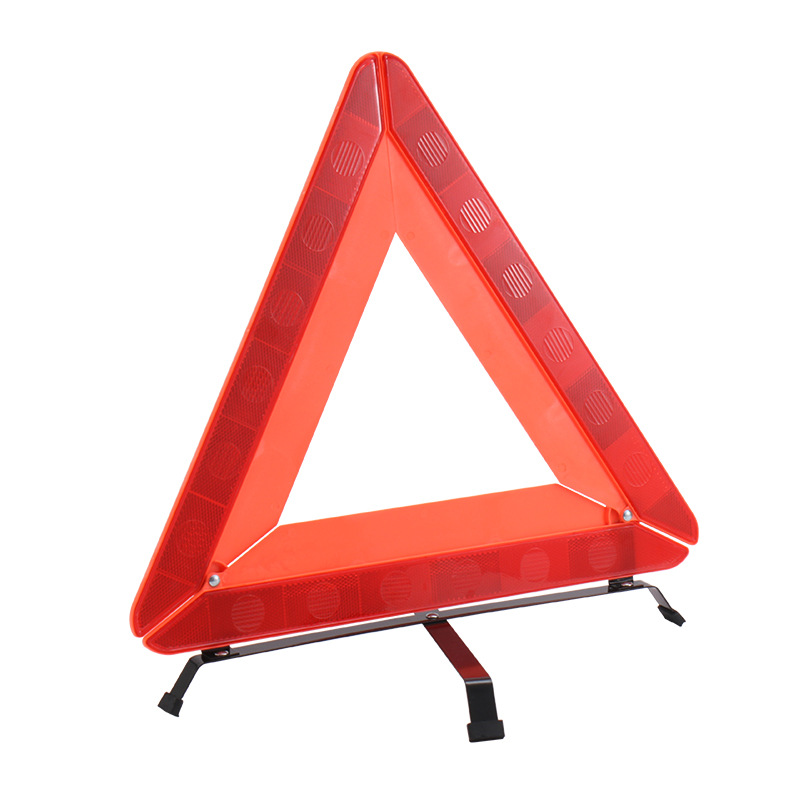 Triangle Warning Sign PVC Warning Rack Reflective Warning Sign Traffic Protection Car Parking Tripod Warning Sign