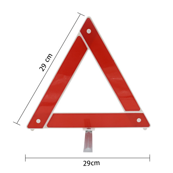 Automotive Warning Triangle Car Tripod Automotive Reflective Parking Warning Sign External Safety Tripod