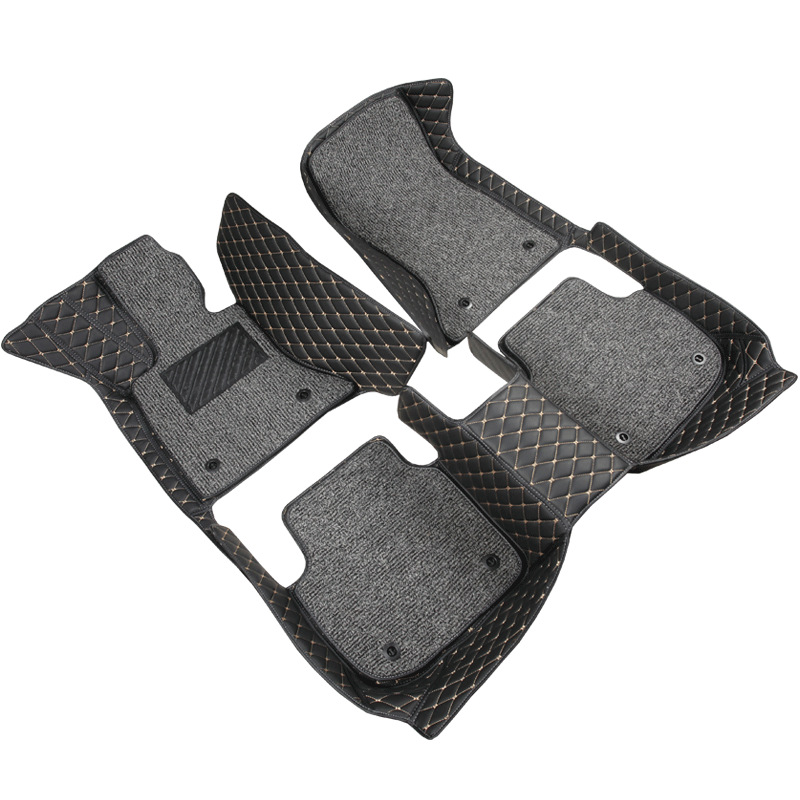 New Fully Enclosed Car Foot Mat Suitable for Volkswagen Honda Car PVC Coil Floor Mat One Piece Dropshipping Interior Modification