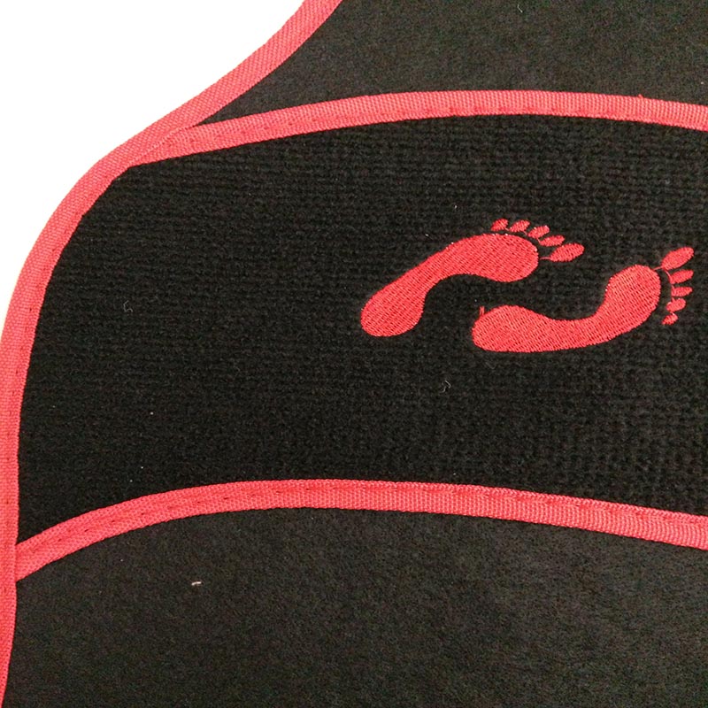 Rongsheng Car Supplies Flannel Foot Y Small Knife Mold Car Foot Mat Universal Floor Mat