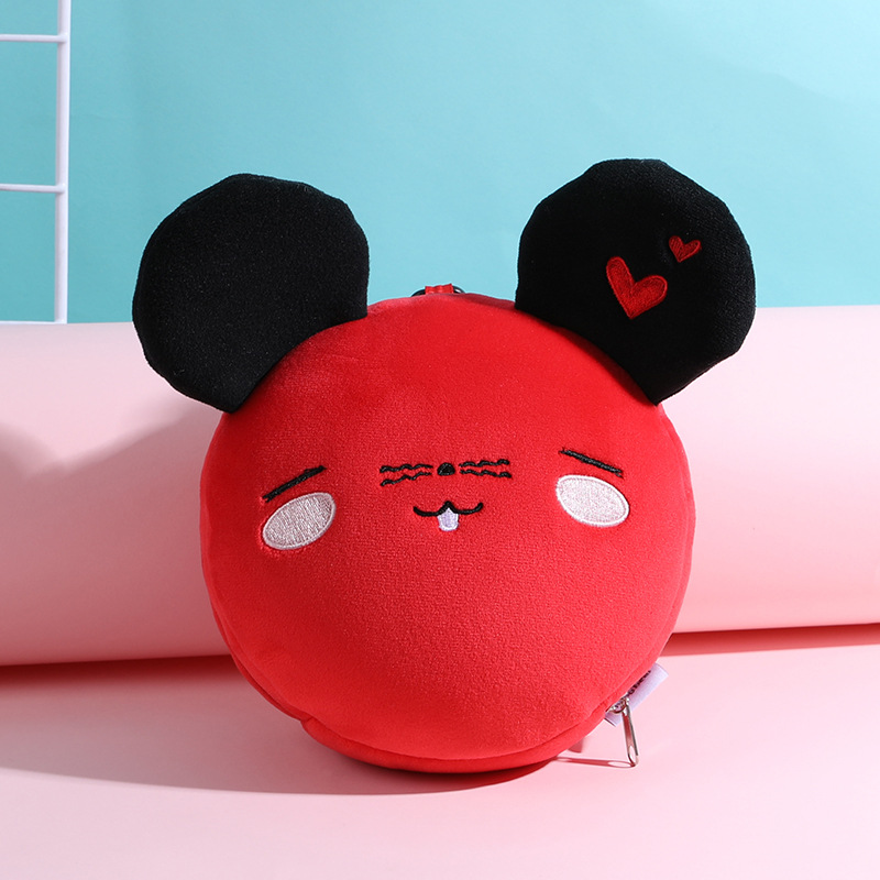 Spot Eye cover bag neck pillow two-in-one U-shaped pillow Cartoon mouse multi-functional Street Stall car Nap pillow