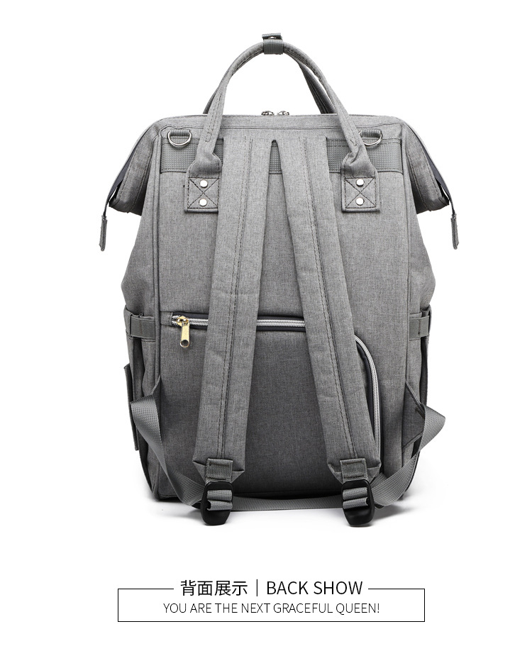 Lequeen Mummy Bag USB Charging New Multi-Functional Large Capacity Backpack Outdoor Mom Bag Baby Diaper Bag Lequeen Mummy Bag USB Charging New Multi-Functional Large Capacity Backpack Outdoor Mom Bag Baby Diaper Bag
