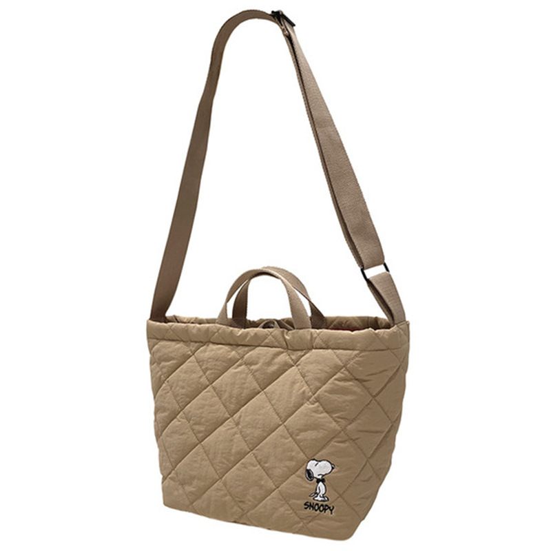 Japanese Style New Snoopy Rhombic Shoulder Messenger Bag Large Capacity Fashion All-Match Handbag Multi-Functional Mummy Bag Japanese Style New Snoopy Rhombic Shoulder Messenger Bag Large Capacity Fashion All-Match Handbag Multi-Functional Mummy Bag