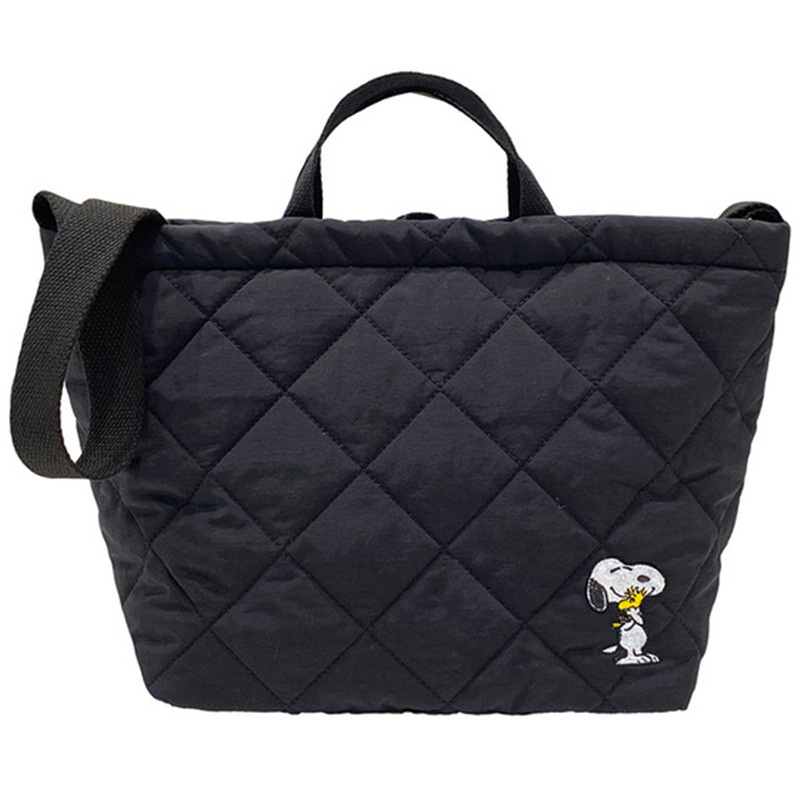 Japanese Style New Snoopy Rhombic Shoulder Messenger Bag Large Capacity Fashion All-Match Handbag Multi-Functional Mummy Bag Japanese Style New Snoopy Rhombic Shoulder Messenger Bag Large Capacity Fashion All-Match Handbag Multi-Functional Mummy Bag