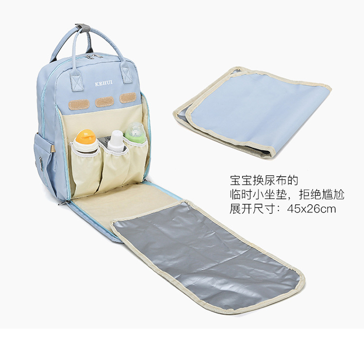 Mummy Bag Diaper Bag 2021 Oxford Cloth Baby Diaper Bag Shoulder Multi-Functional Portable Mother Microphone Baby Backpack Mummy Bag Diaper Bag 2021 Oxford Cloth Baby Diaper Bag Shoulder Multi-Functional Portable Mother Microphone Baby Backpack