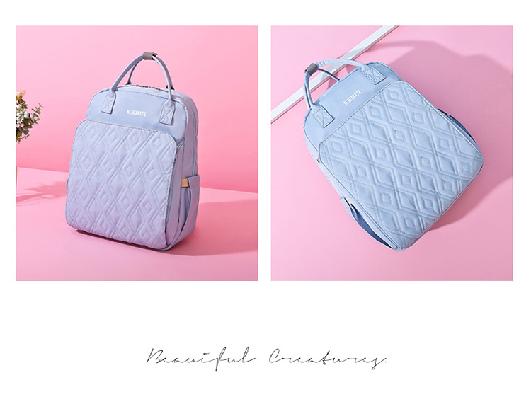 Mummy Bag Diaper Bag 2021 Oxford Cloth Baby Diaper Bag Shoulder Multi-Functional Portable Mother Microphone Baby Backpack Mummy Bag Diaper Bag 2021 Oxford Cloth Baby Diaper Bag Shoulder Multi-Functional Portable Mother Microphone Baby Backpack