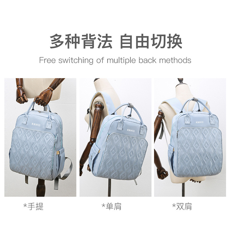 Mummy Bag Diaper Bag 2021 Oxford Cloth Baby Diaper Bag Shoulder Multi-Functional Portable Mother Microphone Baby Backpack Mummy Bag Diaper Bag 2021 Oxford Cloth Baby Diaper Bag Shoulder Multi-Functional Portable Mother Microphone Baby Backpack