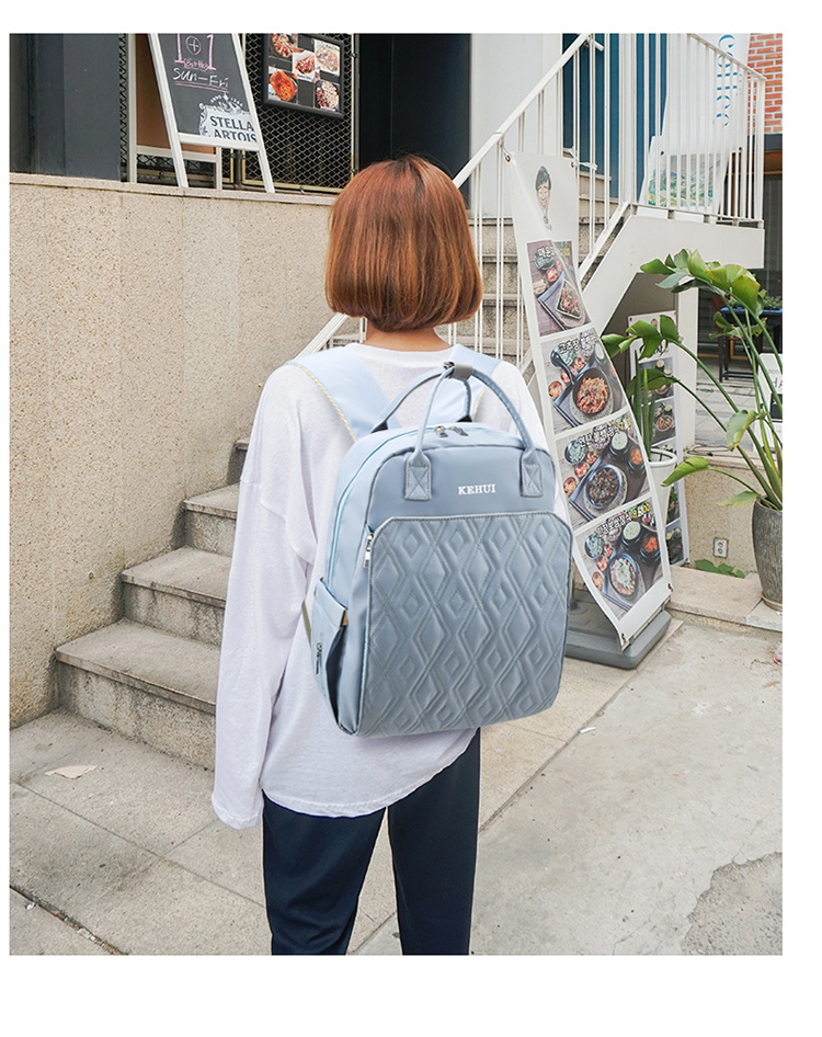 Mummy Bag Diaper Bag 2021 Oxford Cloth Baby Diaper Bag Shoulder Multi-Functional Portable Mother Microphone Baby Backpack Mummy Bag Diaper Bag 2021 Oxford Cloth Baby Diaper Bag Shoulder Multi-Functional Portable Mother Microphone Baby Backpack