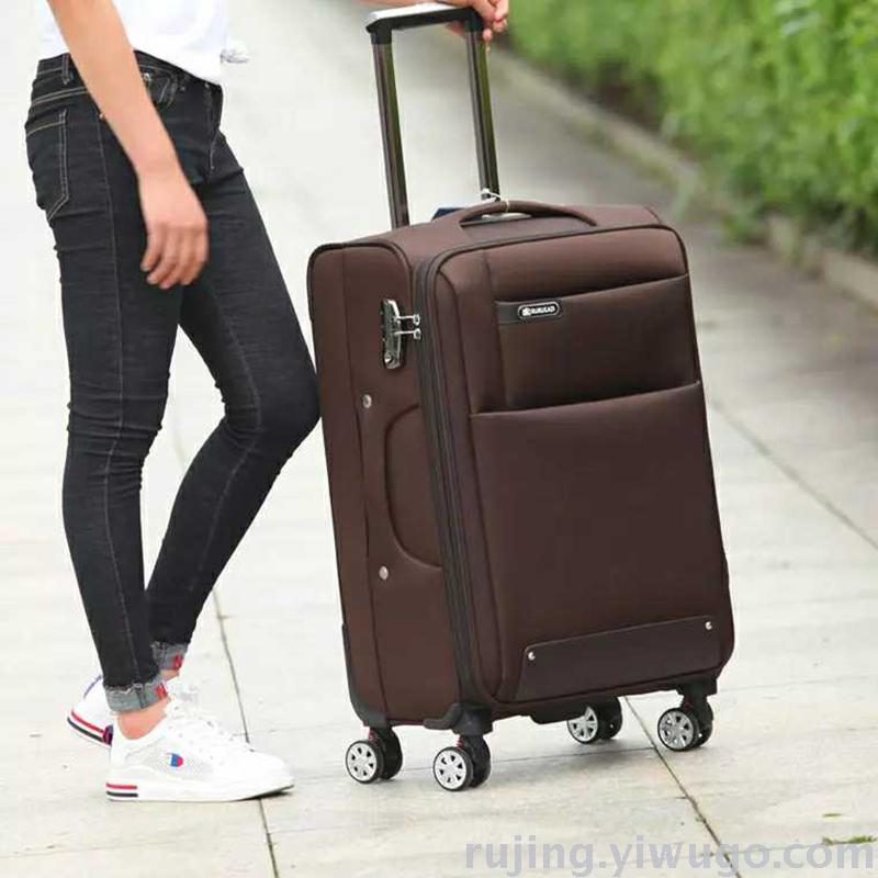 Oxford Cloth Luggage Men&#039;s Suitcase with Combination Lock 360 Degree Swivel Suitcase Wheel Suitcase Women&#039;s Suitcase Boarding Trolley Case 819