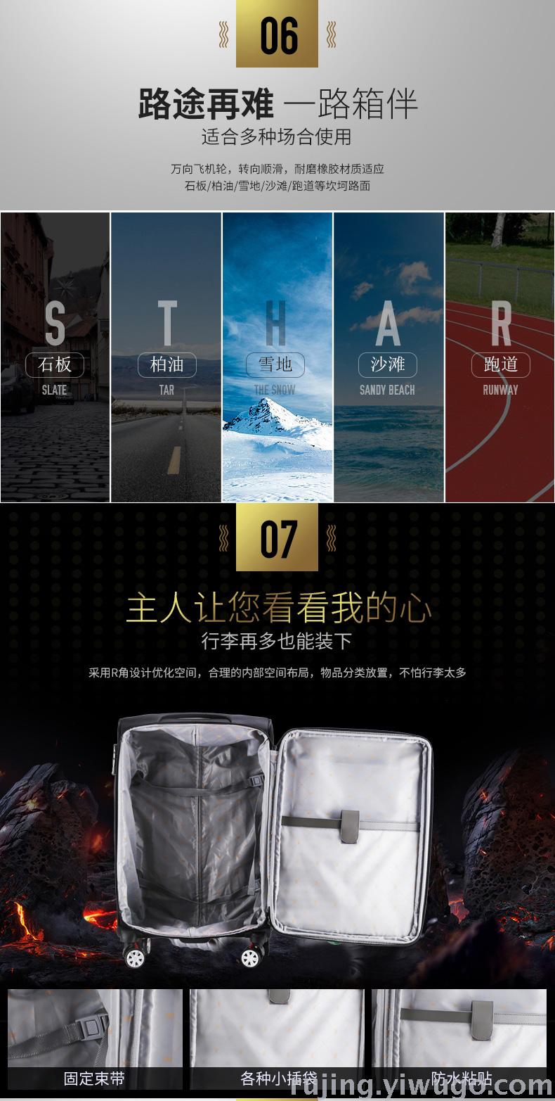Oxford Cloth Luggage Men's Suitcase with Combination Lock 360 Degree Swivel Suitcase Wheel Suitcase Women's Suitcase Boarding Trolley Case 819 Oxford Cloth Luggage Men's Suitcase with Combination Lock 360 Degree Swivel Suitcase Wheel Suitcase Women's Suitcase Boarding Trolley Case 819
