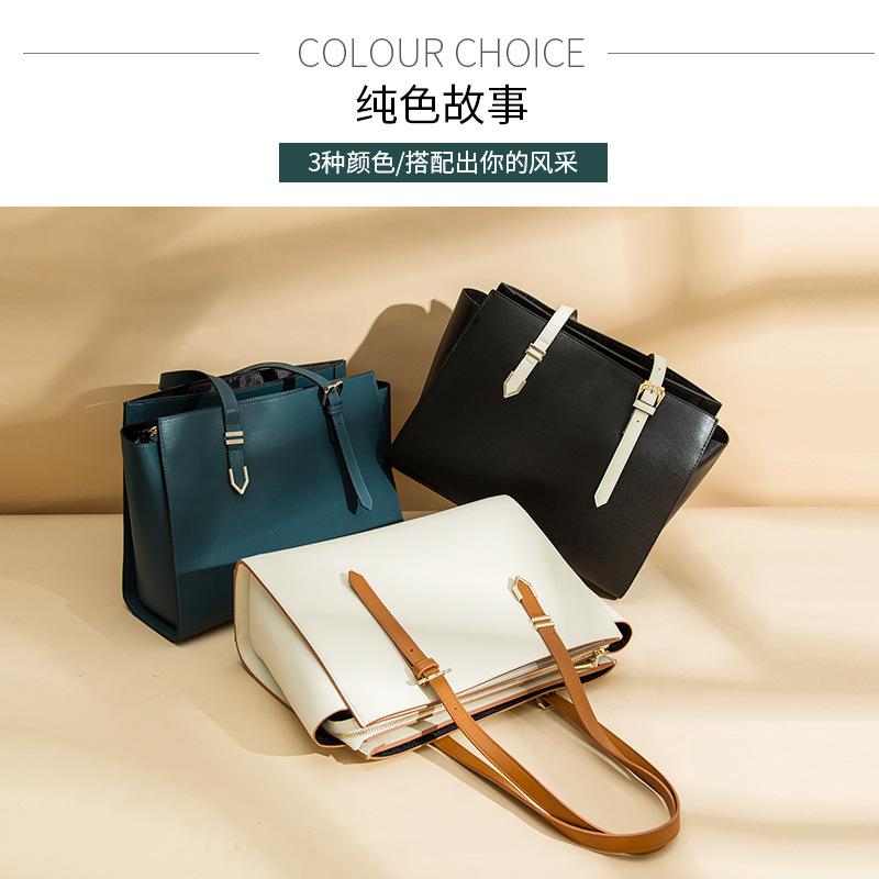 Foreign Trade Women&#039;s Bag Fashion Bag Shoulder Bag Handbag Solid Color Messenger Bag Women&#039;s Leather Bags Whole