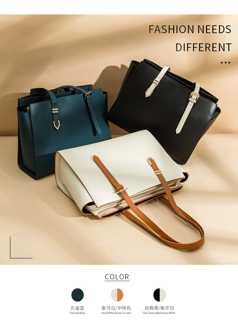 Foreign Trade Women's Bag Fashion Bag Shoulder Bag Handbag Solid Color Messenger Bag Women's Leather Bags Whole