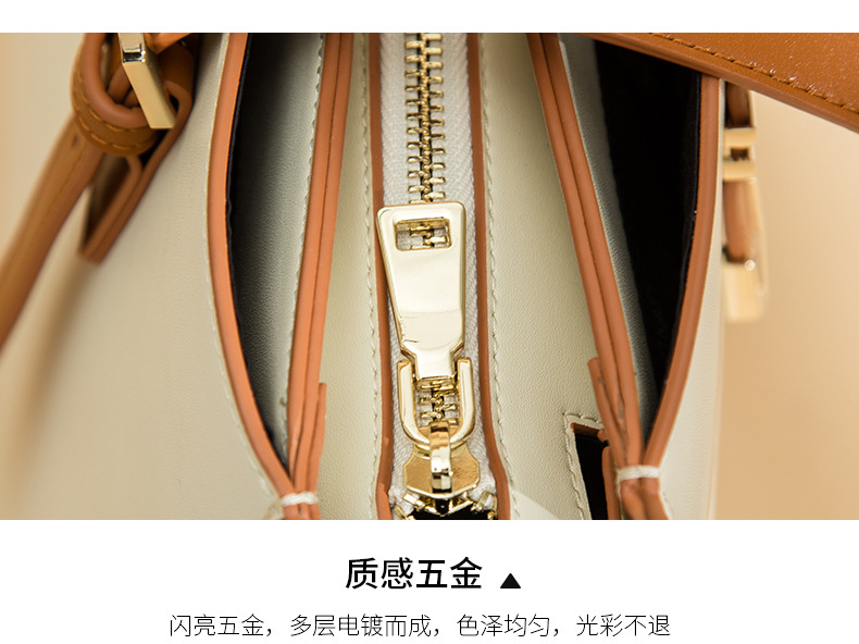 Foreign Trade Women's Bag Fashion Bag Shoulder Bag Handbag Solid Color Messenger Bag Women's Leather Bags Whole