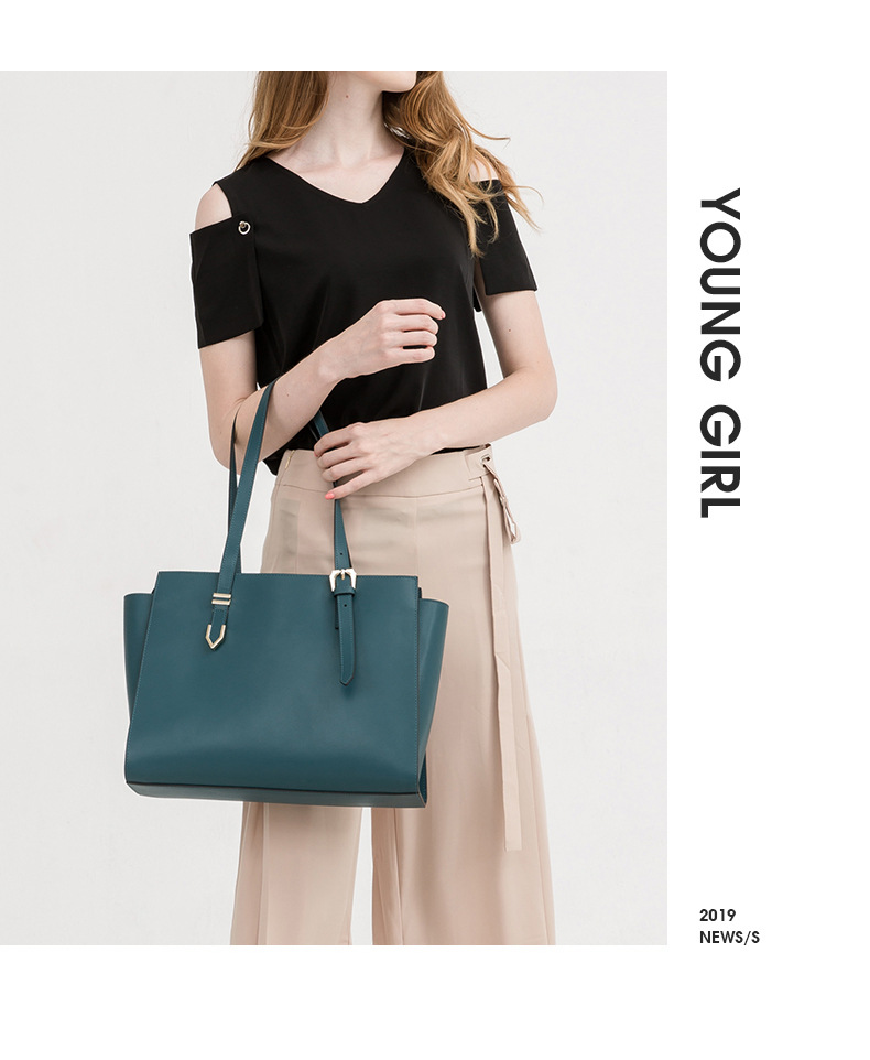 Foreign Trade Women's Bag Fashion Bag Shoulder Bag Handbag Solid Color Messenger Bag Women's Leather Bags Whole