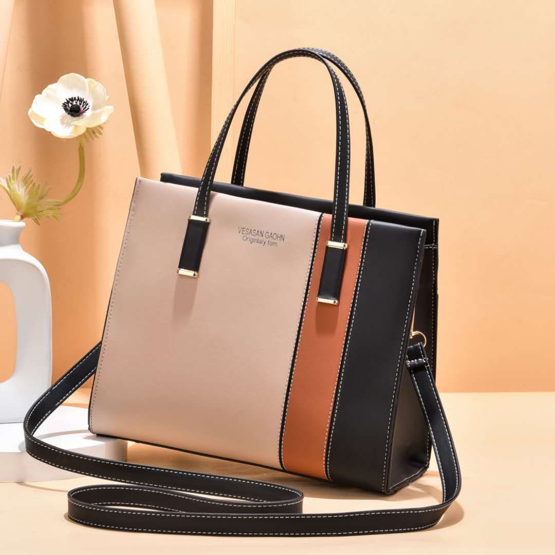 Factory Wholesale Handbag Creative Color Matching Women&#039;s Shoulder Bag Women&#039;s New Fashion Bag Schoolgirl Bag