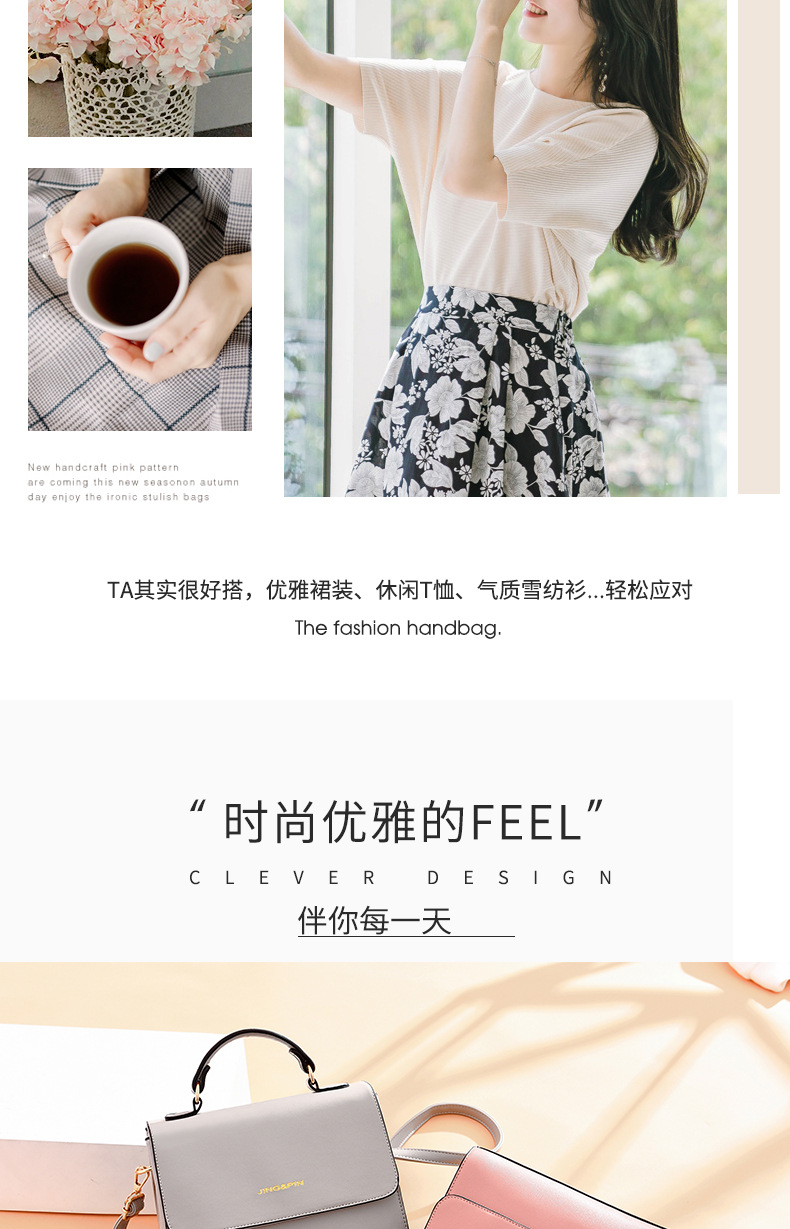 Factory Direct Sales Women's Handbag Women's Shoulder Bag Women's New Fashion Bag Schoolgirl Bag Wholesale