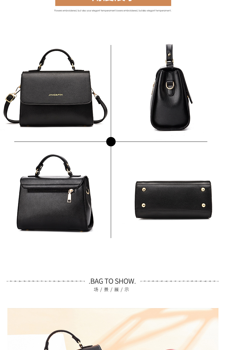 Factory Direct Sales Women's Handbag Women's Shoulder Bag Women's New Fashion Bag Schoolgirl Bag Wholesale