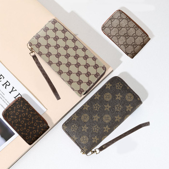 2021 New Korean Women's Wallet Long Women's Fashion Bag Rivet Buckle Wallet Card Holder Dinner Bag 2021 New Korean Women's Wallet Long Women's Fashion Bag Rivet Buckle Wallet Card Holder Dinner Bag