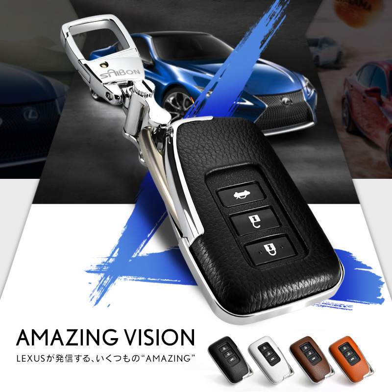 For Lexus RX200t Leather Key Bag Rx270t Ex250es300h Buckle Key Case Cover Plant